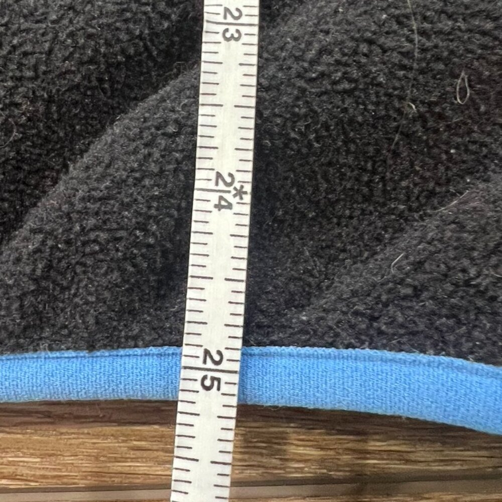 Patagonia Women's Synchilla Pullover Quarter Snap Sz S Black/Blue Fleece - Picture 9 of 10